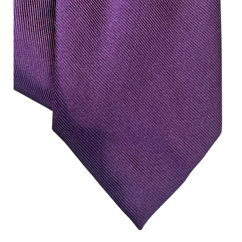 Jos. A. Bank Executive Collection Mens Purple Silk Ribbed Diagonal Tie
